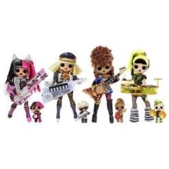 MGA567172E7C - L.O.L. Remix Super Surprise - 70 Überraschungen, 4 Fashion Dolls, 4 Rockinstrumente