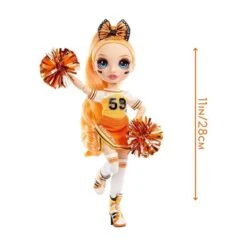 MGA 572046EUC - RAINBOW HIGH CHEER - Poppy Rowan, Cheerleader Orange -Spielzeugparadies 035051572046 2 600x600