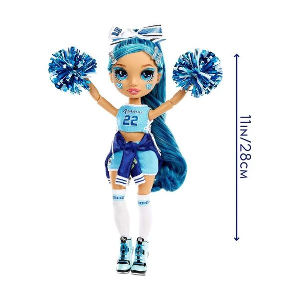 MGA 572077EUC - RAINBOW HIGH CHEER - Skyler Bradshaw, Cheerleader Blau 5 MGA 572077EUC - RAINBOW HIGH CHEER - Skyler Bradshaw, Cheerleader Blau – Bild 3