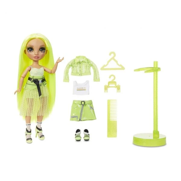 MGA 572343EUC - Rainbow High - Fashion Doll Serie 2, Karma Nichols, Neon 4 MGA 572343EUC - Rainbow High - Fashion Doll Serie 2, Karma Nichols, Neon – Bild 2