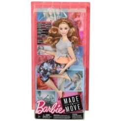 MATTEL FTG84 - Barbie - Made To Move Puppe, Blond Strawberry