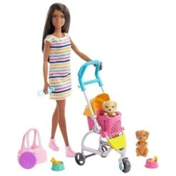 MATTEL GHV93 - Barbie - Prinzessinnen Abenteuer Hundebuggy Spielset Mit Puppe -Spielzeugparadies 0887961803617 2 600x600