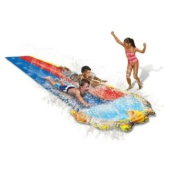 BANZAI 42323 - Wasserspielzeug - Splash Sprint Racing Slide, 488 X 147 Cm -Spielzeugparadies 191124423230 2 600x600