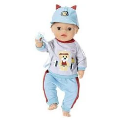 ZAPF 831878 - BABY Born® - Little Sport Outfit Set Blau, 36 Cm -Spielzeugparadies 4001167831878 2 600x600