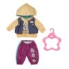 Zapf Creation 832615 - BABY Born® - Outfit Mit Hoody, 43cm