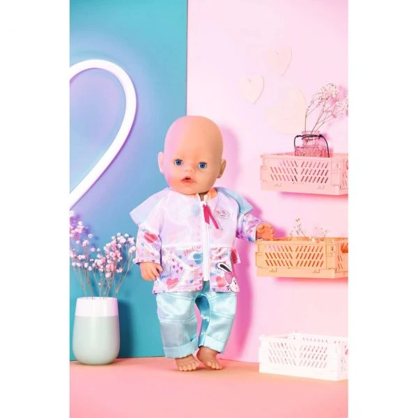 Zapf Creation 832622 - BABY Born® - Freizeitanzug Aqua, 43cm 4 Zapf Creation 832622 - BABY Born® - Freizeitanzug Aqua, 43cm – Bild 2