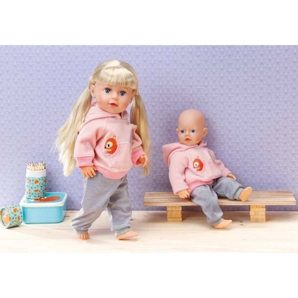 Zapf Creation 870778 - Dolly Moda 34-38 Cm - Sport-Outfit Pink 4 Zapf Creation 870778 - Dolly Moda 34-38 Cm - Sport-Outfit Pink – Bild 2