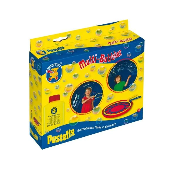 PUSTEFIX 869580 - Seifenblasen - Multi-Bubbler Set + Nachfüllflasche, 250ml 4 PUSTEFIX 869580 - Seifenblasen - Multi-Bubbler Set + Nachfüllflasche, 250ml – Bild 2