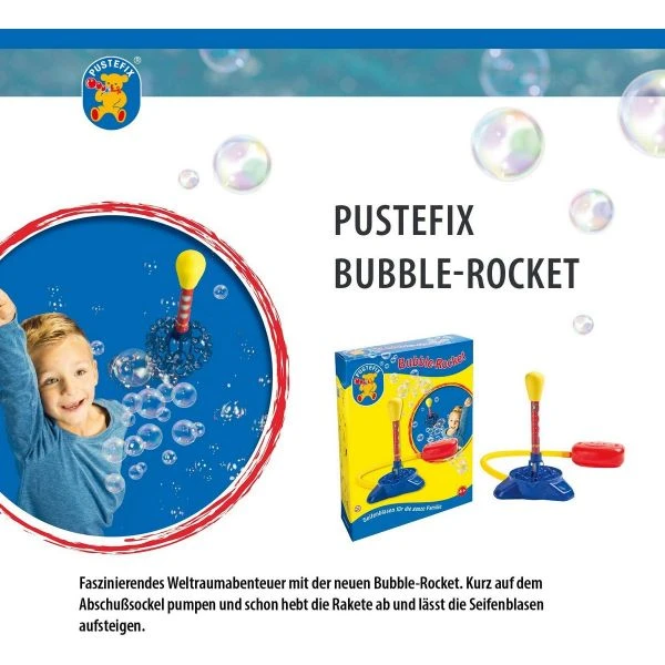 PUSTEFIX 420869645 - Seifenblasen - Bubble-Rocket 220 Ml Seifenblasenflüssigkeit 4 PUSTEFIX 420869645 - Seifenblasen - Bubble-Rocket 220 Ml Seifenblasenflüssigkeit – Bild 2