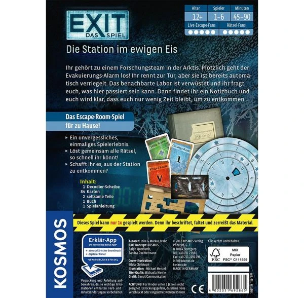 KOSMOS 692865 - EXIT - Die Station Im Ewigen Eis 4 KOSMOS 692865 - EXIT - Die Station Im Ewigen Eis – Bild 2