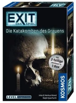KOSMOS 694289 - EXIT - Die Katakomben Des Grauens - 2-teiliges Spiel -Spielzeugparadies 4002051694289 2 600x600