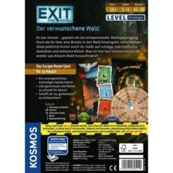 KOSMOS 695149 - EXIT - Das Spiel: Der Verwunschene Wald - Einsteiger -Spielzeugparadies 4002051695149 1 600x600