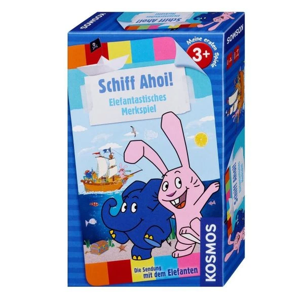 KOSMOS 711399 - Mitbringspiel - Schiff Ahoi, Die Sendung Mit Dem Elefanten 3 KOSMOS 711399 - Mitbringspiel - Schiff Ahoi, Die Sendung Mit Dem Elefanten