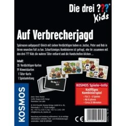 KOSMOS 741693 - Kartenspiel - Die Drei ??? Kids, Auf Verbrecherjagd -Spielzeugparadies 4002051741693 1 600x600