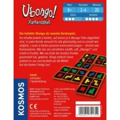 KOSMOS 741754 - Familienspiel - Ubongo! Kartenspiel, 2022 5 KOSMOS 741754 - Familienspiel - Ubongo! Kartenspiel, 2022 -Spielzeugparadies 4002051741754 1 600x600
