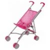 IDENA 40068 - Puppen - Buggy Puppenwagen Zusammenklappbar, Pink -Spielzeugparadies 4002372400682 0 600x600