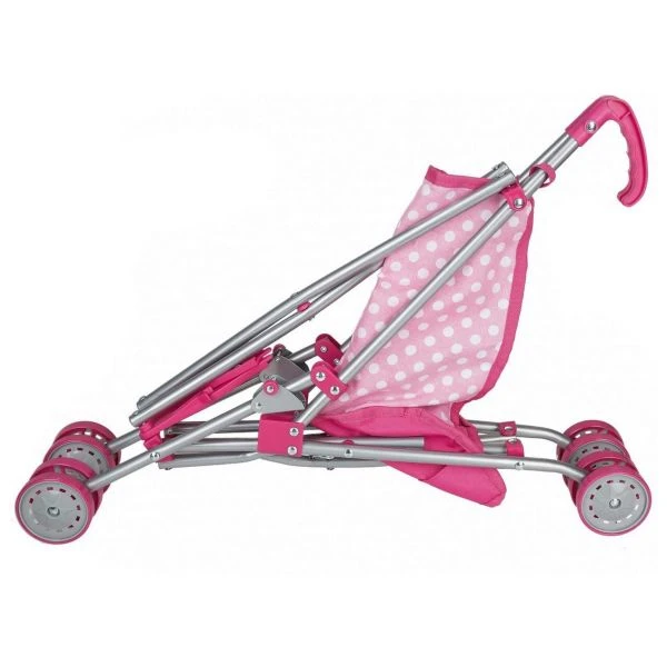IDENA 40068 - Puppen - Buggy Puppenwagen Zusammenklappbar, Pink 4 IDENA 40068 - Puppen - Buggy Puppenwagen Zusammenklappbar, Pink – Bild 2