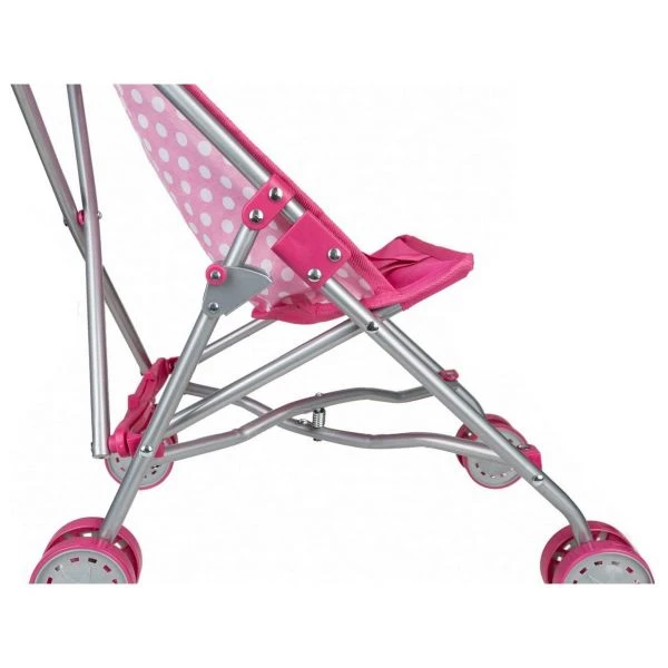 IDENA 40068 - Puppen - Buggy Puppenwagen Zusammenklappbar, Pink 5 IDENA 40068 - Puppen - Buggy Puppenwagen Zusammenklappbar, Pink – Bild 3