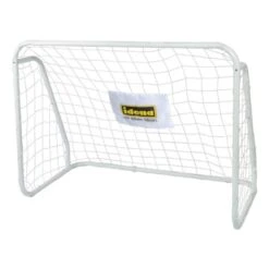 IDENA 40099 - Gartenspielzeug - Fußballtor Aus Metall Mit Netz, 124x96cm