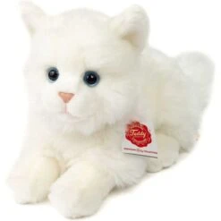 Teddy Hermann 906964 - Kuscheltier - Katze Britisch Kurzhaar Weiß, 20cm