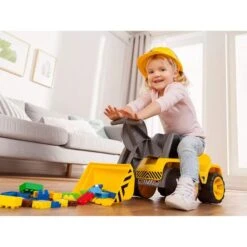 BIG 800055813 - Kinderfahrzeug - Power-Worker Maxi Radlader, 73x30x33cm -Spielzeugparadies 4004943558136 2 600x600