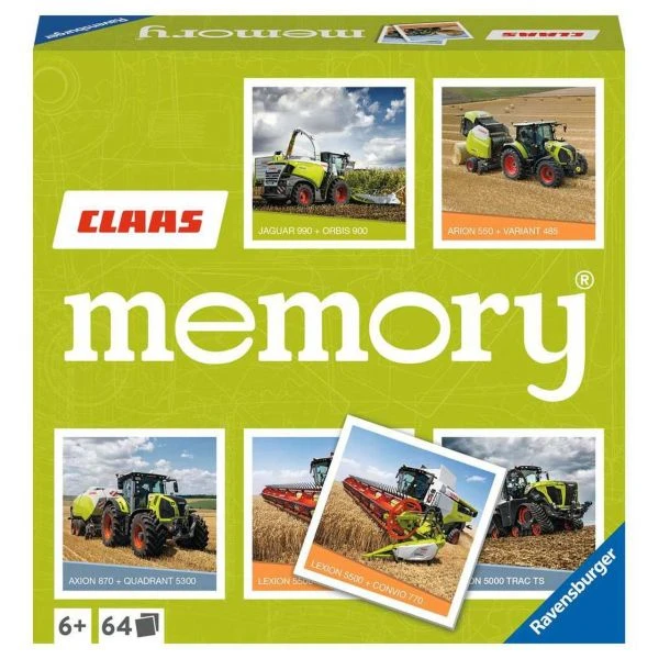 RAVENSBURGER 20882 - Kinderspiel - Memory® CLAAS 3 RAVENSBURGER 20882 - Kinderspiel - Memory® CLAAS