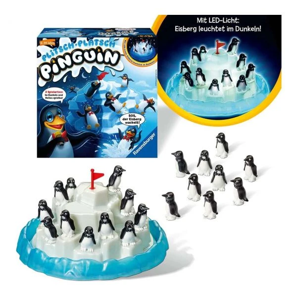 RAVENSBURGER 21325 - Kinderspiel - Plitsch-Platsch Pinguin 4 RAVENSBURGER 21325 - Kinderspiel - Plitsch-Platsch Pinguin – Bild 2