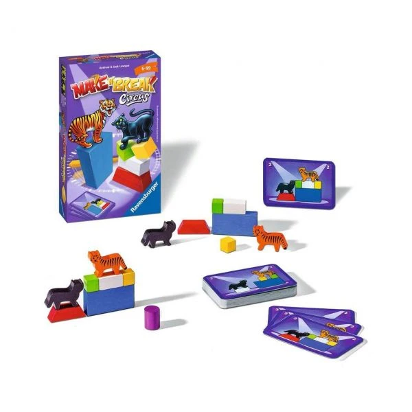 RAVENSBURGER 23445 - Mitbringspiel - Make 'n' Break Circus 4 RAVENSBURGER 23445 - Mitbringspiel - Make 'n' Break Circus – Bild 2