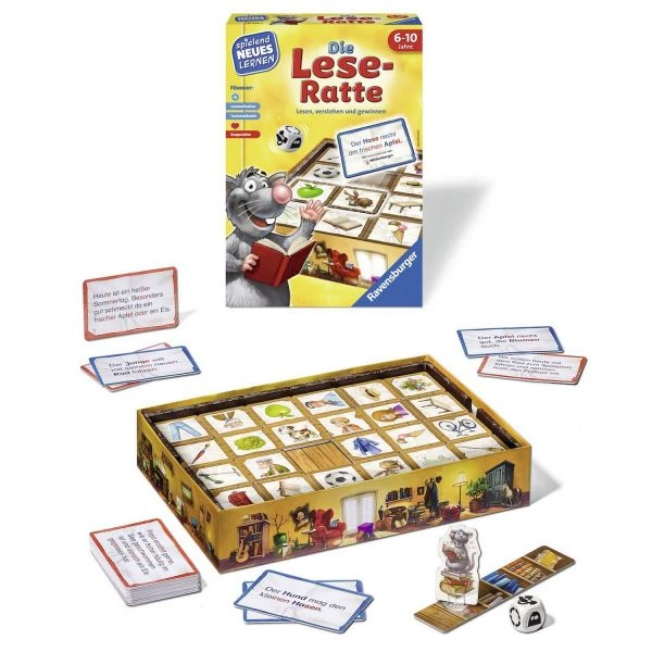 RAVENSBURGER 24956 - Spielend Neues Lernen - Die Lese-Ratte 4 RAVENSBURGER 24956 - Spielend Neues Lernen - Die Lese-Ratte – Bild 2