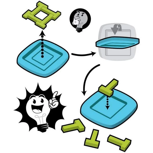 ThinkFun 76382 - Brainteaser - 4-T Puzzle™ 4 ThinkFun 76382 - Brainteaser - 4-T Puzzle™ – Bild 2