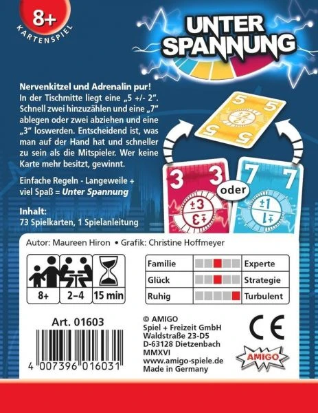 AMIGO 01603 - Kartenspiele - Unter Spannung 4 AMIGO 01603 - Kartenspiele - Unter Spannung – Bild 2