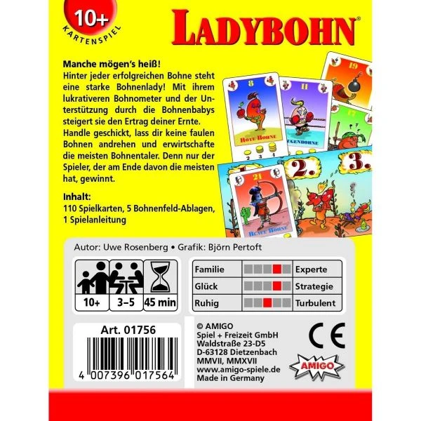 AMIGO 01756 - Kartenspiele - Ladybohn 5 AMIGO 01756 - Kartenspiele - Ladybohn – Bild 3