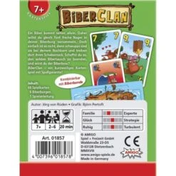 AMIGO 01857 - Kartenspiele - BiberClan -Spielzeugparadies 4007396018578 2 600x600