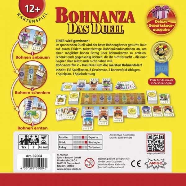 AMIGO 02004 - Kartenspiel - Bohnanza, Das Duell DELUXE 4 AMIGO 02004 - Kartenspiel - Bohnanza, Das Duell DELUXE – Bild 2