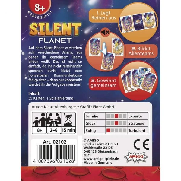 AMIGO 2102 - Kartenspiel - Silent Planet 4 AMIGO 2102 - Kartenspiel - Silent Planet – Bild 2