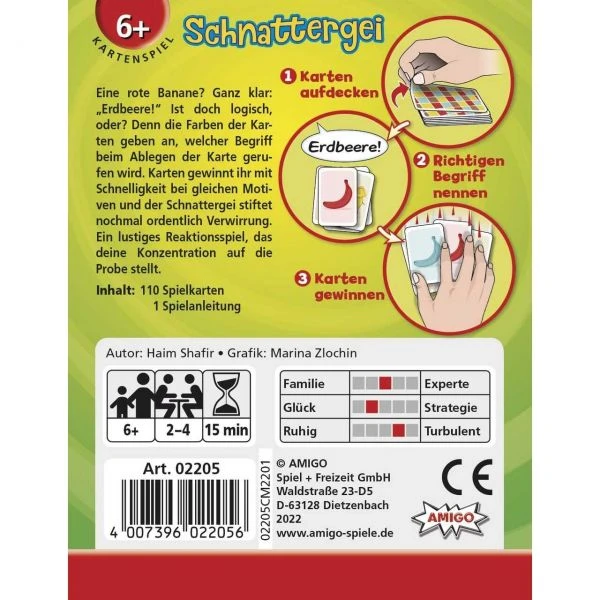 AMIGO 2205 - Kartenspiel - Schnattergei 4 AMIGO 2205 - Kartenspiel - Schnattergei – Bild 2