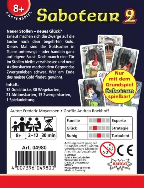 AMIGO 04980 - Kartenspiele - Saboteur 2 5 AMIGO 04980 - Kartenspiele - Saboteur 2 – Bild 3