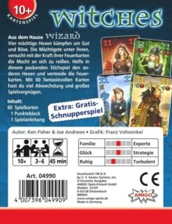 AMIGO 04990 - Kartenspiele - Witches -Spielzeugparadies 4007396049909 2 600x600