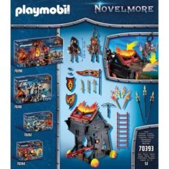 PLAYMOBIL 70393 - Novelmore - Burnham Raiders Feuerrammbock -Spielzeugparadies 4008789703934 1 600x600