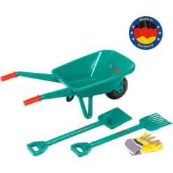 Theo Klein 2752 - Gartenspielzeug - BOSCH Gartenset Mit Schubkarre, 4-teilig