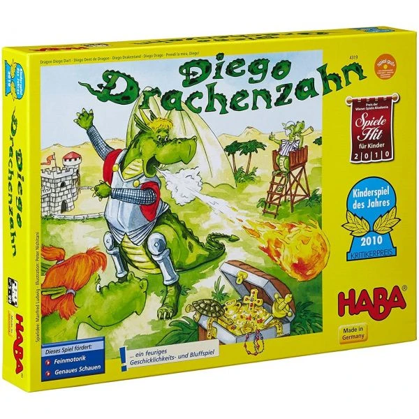 HABA 4319 - Kinderspiel - Diego Drachenzahn, Kinderspiel Des Jahres 2010 3 HABA 4319 - Kinderspiel - Diego Drachenzahn, Kinderspiel Des Jahres 2010