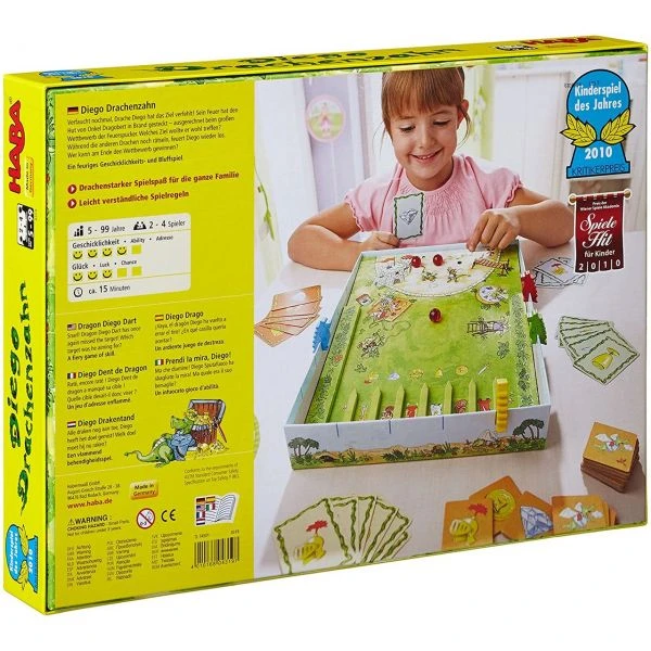 HABA 4319 - Kinderspiel - Diego Drachenzahn, Kinderspiel Des Jahres 2010 4 HABA 4319 - Kinderspiel - Diego Drachenzahn, Kinderspiel Des Jahres 2010 – Bild 2