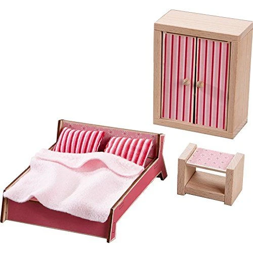 HABA 301988 - Little Friends - Puppenhaus-Möbel Schlafzimmer Für Erwachsene 3 HABA 301988 - Little Friends - Puppenhaus-Möbel Schlafzimmer Für Erwachsene