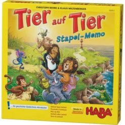 HABA 302812 - Stapelmemo - Tier Auf Tier