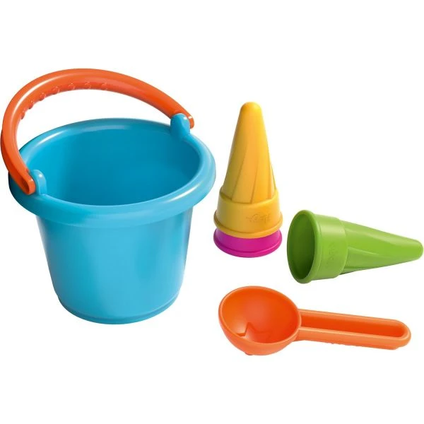 HABA 304680 - Sandspielzeug - Sandspiel-Set Kleinkind-Eimer Mit Eistüten 3 HABA 304680 - Sandspielzeug - Sandspiel-Set Kleinkind-Eimer Mit Eistüten