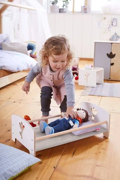 HABA 304858 - Puppenbett Tulpentraum, Holz 4 HABA 304858 - Puppenbett Tulpentraum, Holz – Bild 2