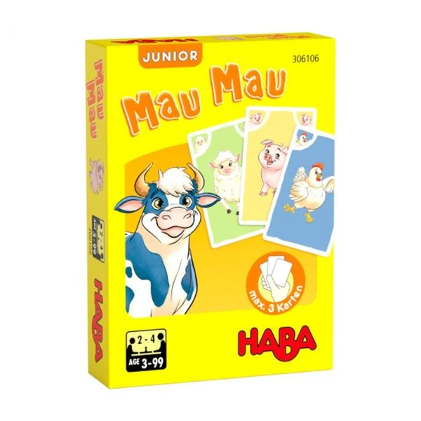 HABA 306106 - Kartenspiel - Mau Mau Junior, Bauernhof 3 HABA 306106 - Kartenspiel - Mau Mau Junior, Bauernhof
