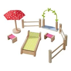 HABA 306717 - Little Friends - Puppenhaus-Möbel Garten