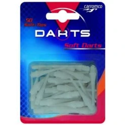 CARROMCO 80050 - Gartenspielzeug - Softdart Tips, Spitzen, 50 Stk.