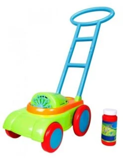VEDES 86603802 - Gartenspielzeug - Seifenblasen Rasenmäher + Nachfüllflasche